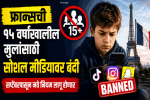 फ्रान्सची १५ वर्षांखालील मुलांसाठी सोशल मीडियावर बंदी