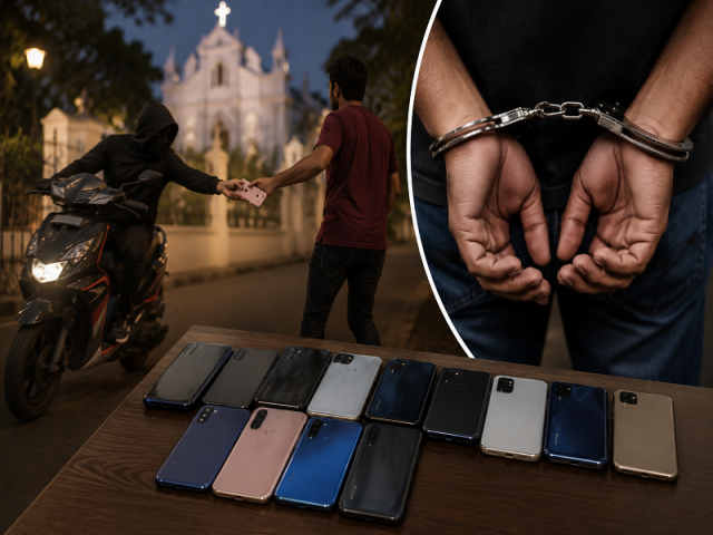 एक फोन चोरून पळताना पकडलेल्या चोरांकडे सापडले ३.५ लाखांचे मोबाईल