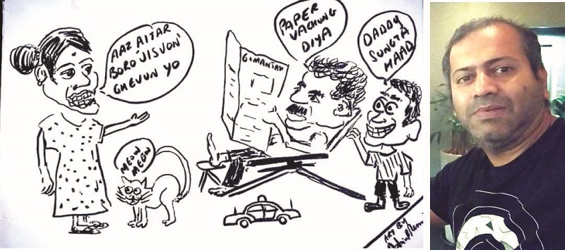विस्मृती जागवणारे रेखाचित्रकार : अभिर प्रभुदेसाई