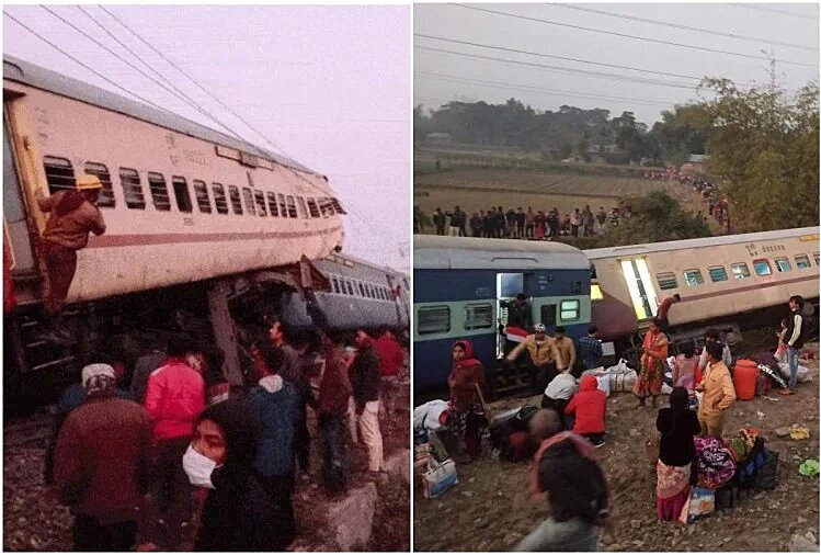 बिकानेर एक्स्प्रेस रुळावरून घसरली