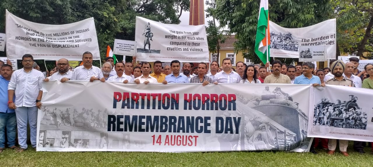 फाळणी स्मृतिदिनी पणजीत मूक मोर्चा