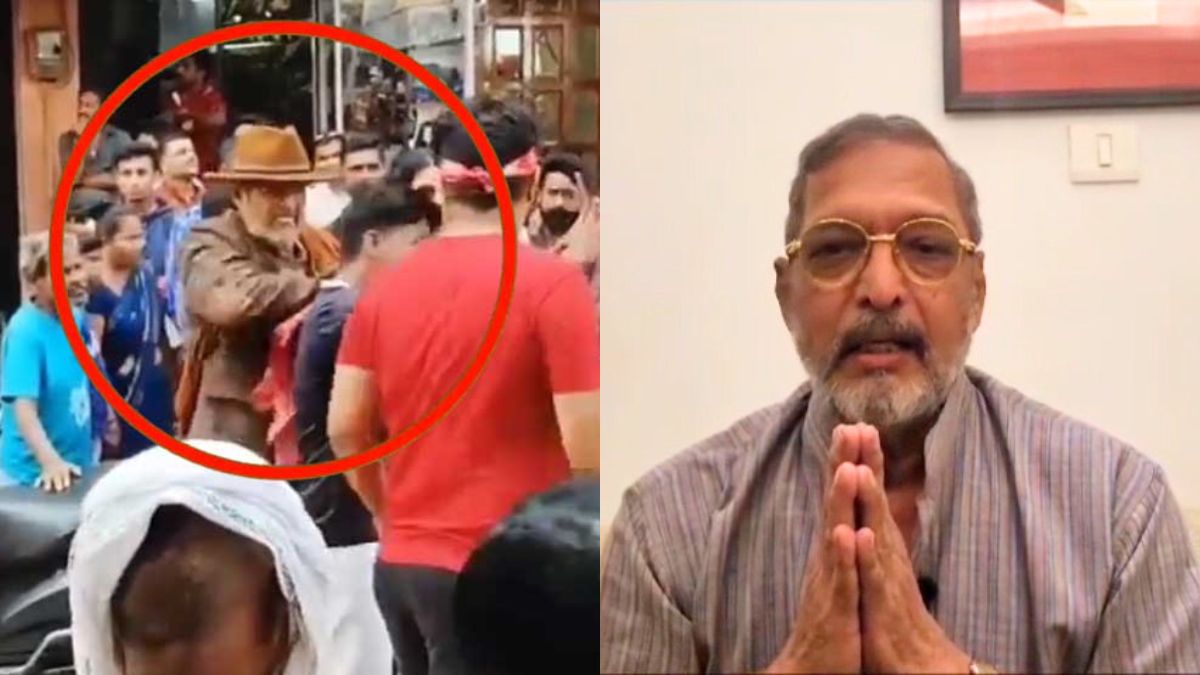 आधी मारले; नंतर मागितली नाना पाटेकरांनी माफी : पहा व्हिडिओ