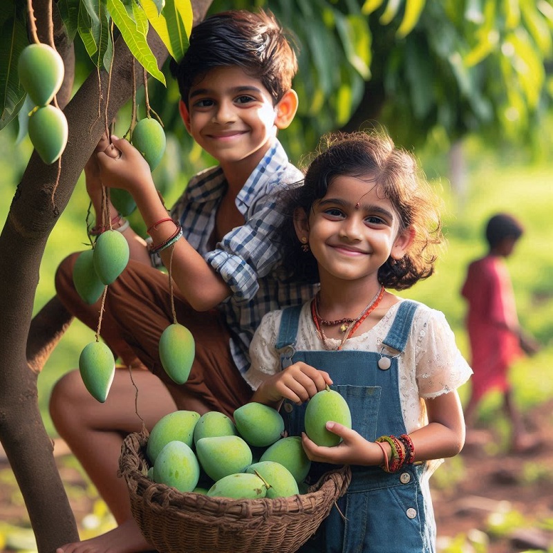 जिभेची रुची वाढविणारी कैरी…