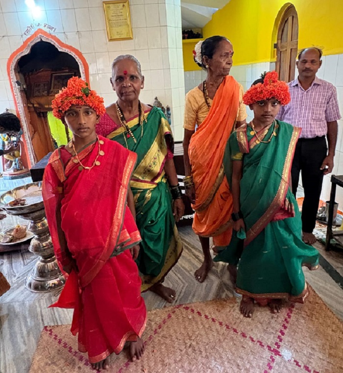 उसप येथील शिमगोत्सवातील करवली उत्सवाला सुरुवात