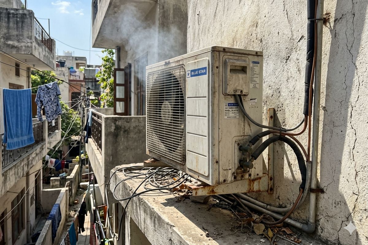 मडगावात बँकेच्या एसी युनिटला आग; मोठी दुर्घटना टळली