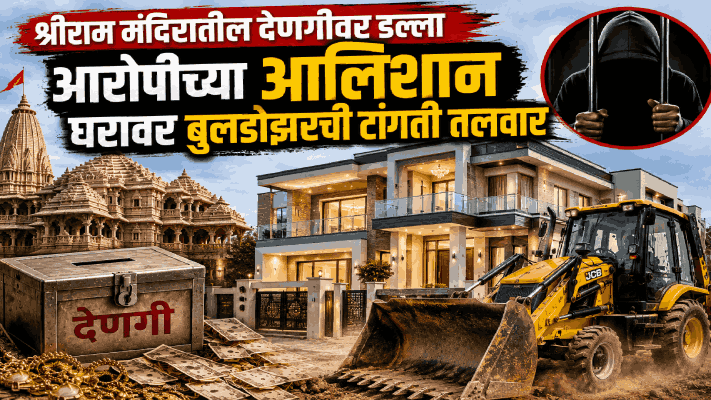 श्रीराम मंदिरातील देणगीवर डल्ला
