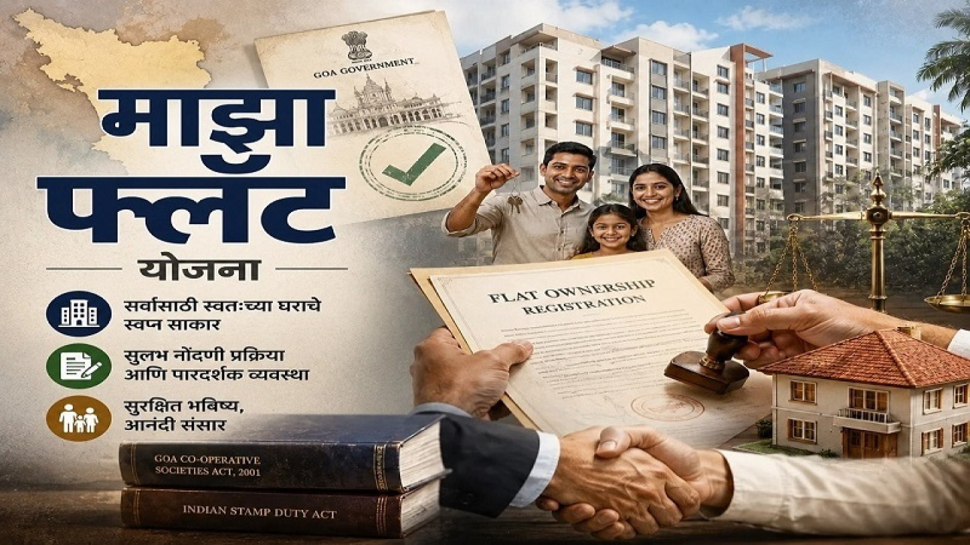 ‘माझा फ्लॅट’ योजनेतून सरकारला ५० ते ६० कोटींचे उत्पन्न मिळण्याची शक्यता