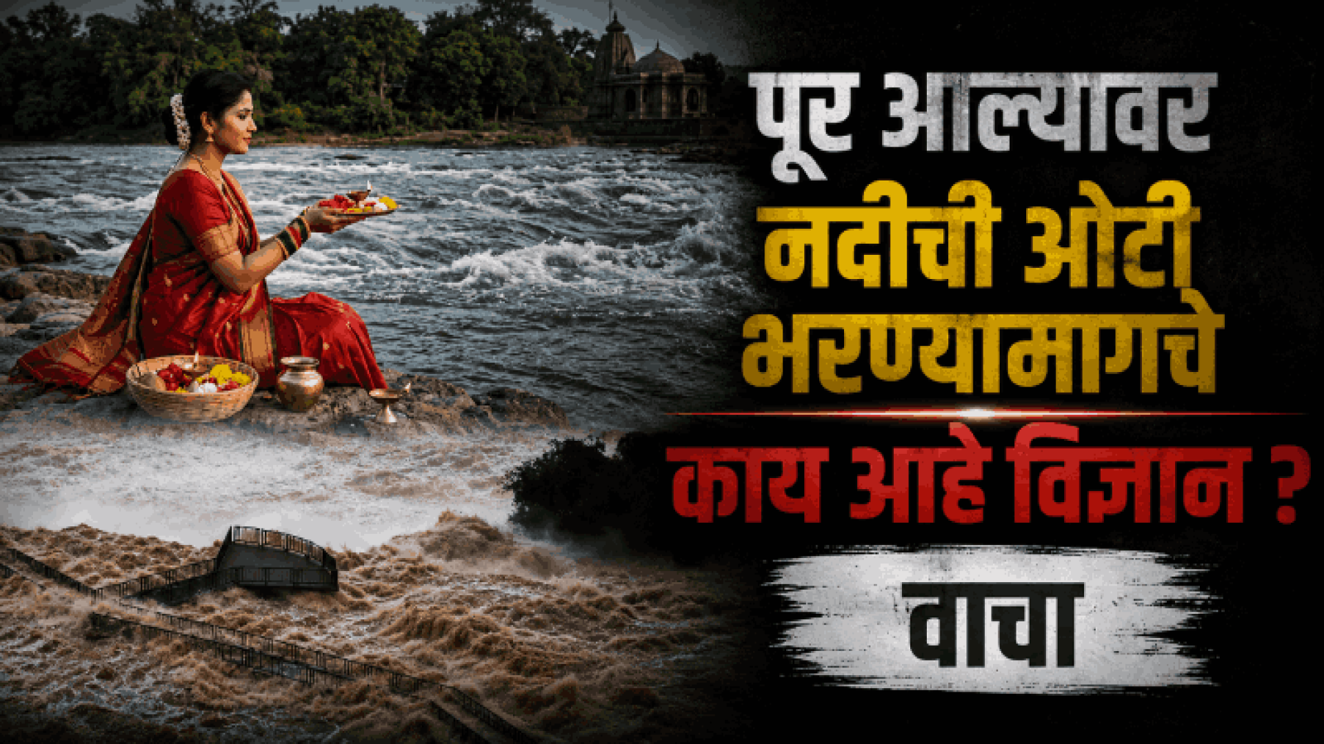 पूर आल्यावर नदीची ‘ओटी’ का भरायचे आपले पूर्वज?