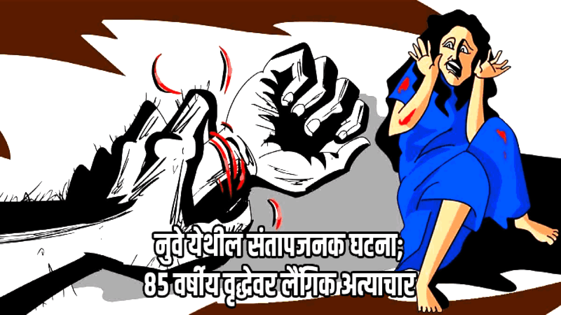 ८५ वर्षीय वृद्धेवर लैंगिक अत्याचार; गुन्हा नोंद