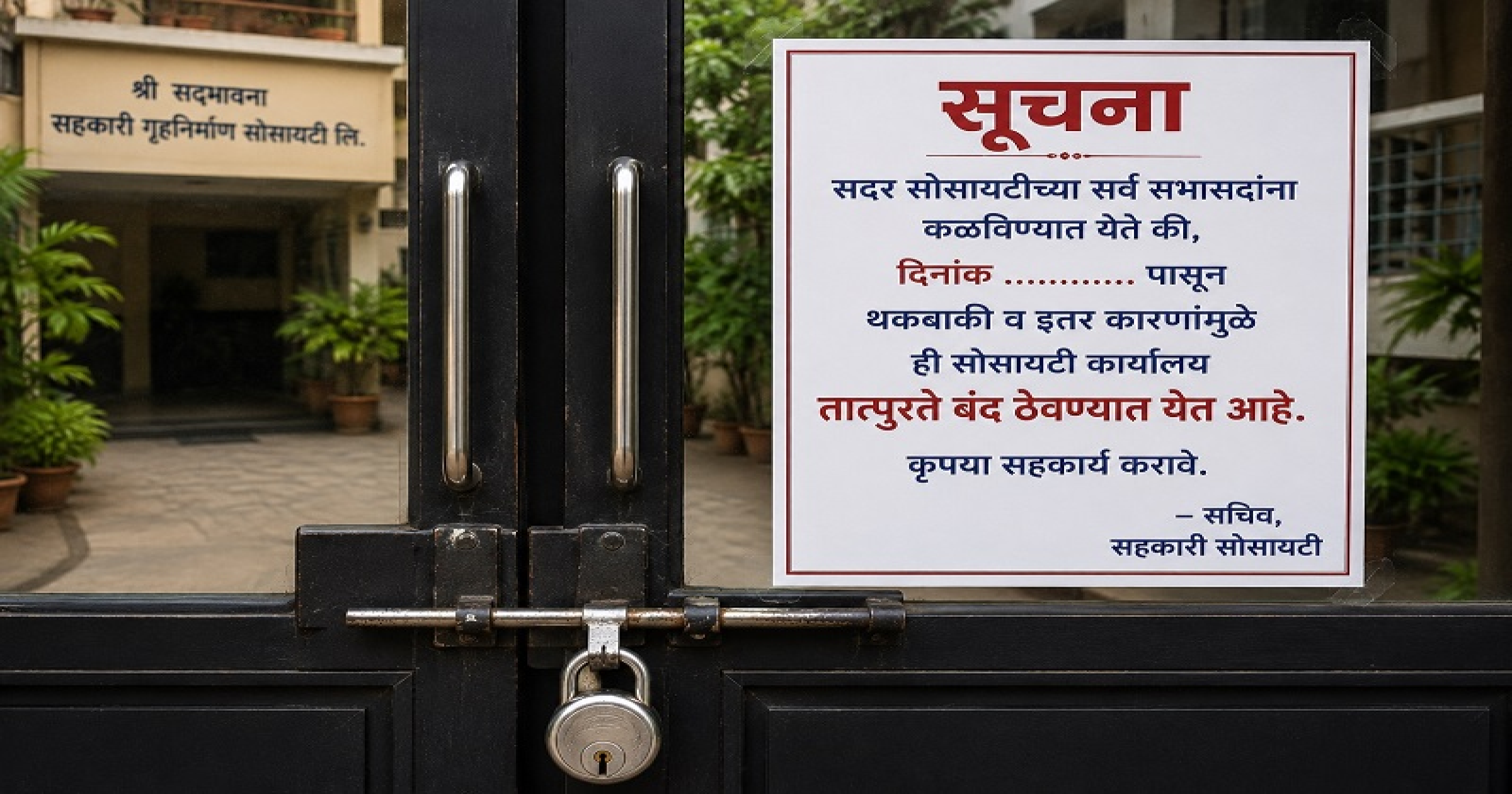 गोव्यातील ४० टक्क्यांहून अधिक सहकारी संस्थांना कुलूप