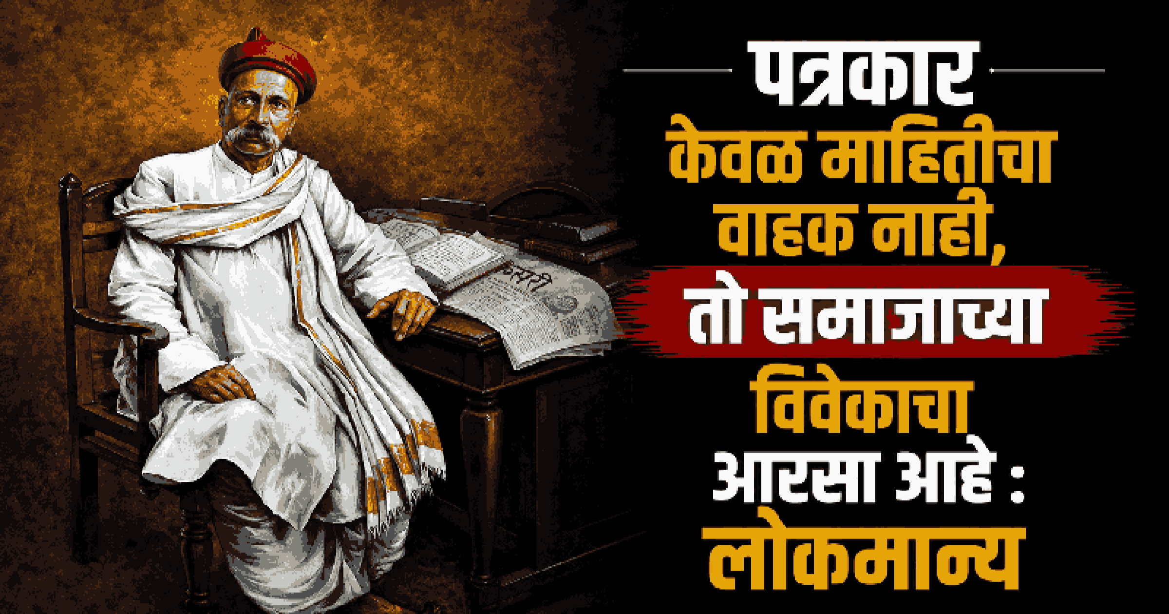 लोकमान्य टिळक आणि त्यांची परखड पत्रकारिता