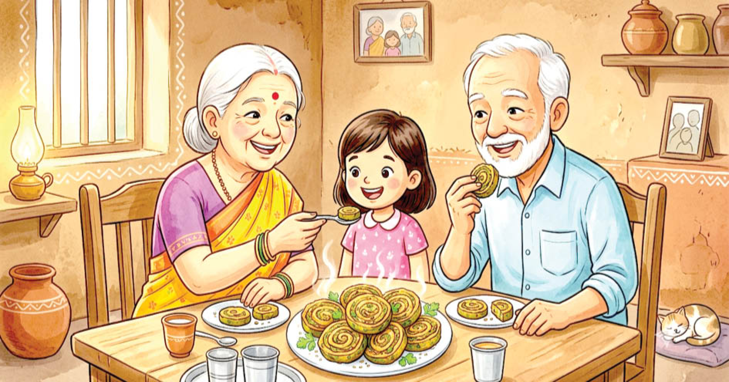 जादुई अळूवडी आणि  'काटेरी' पाहुणे!