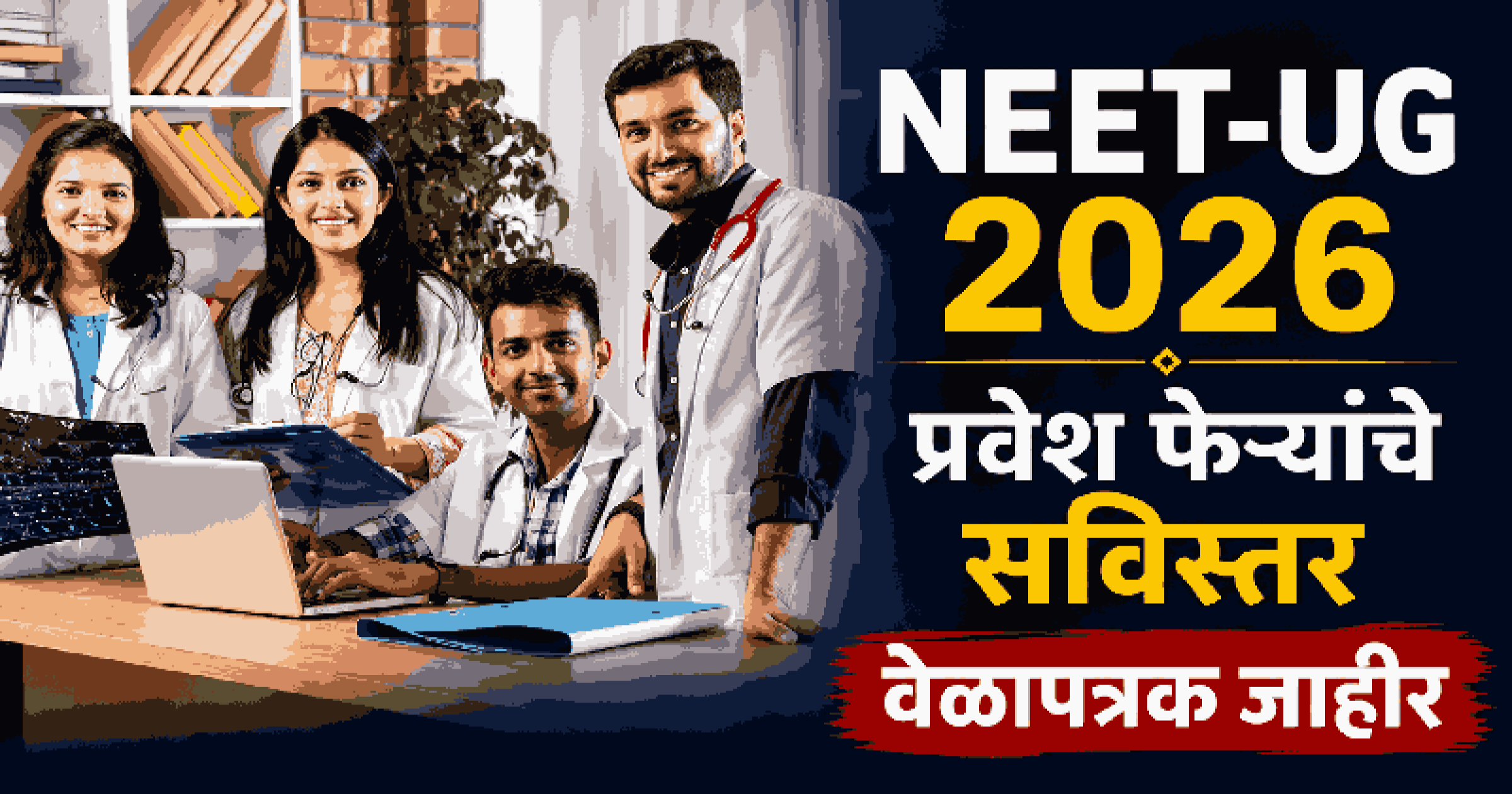राज्यस्तरीय नीट यूजी समुपदेशनाची पहिली फेरी १३ ऑगस्टपासून सुरू