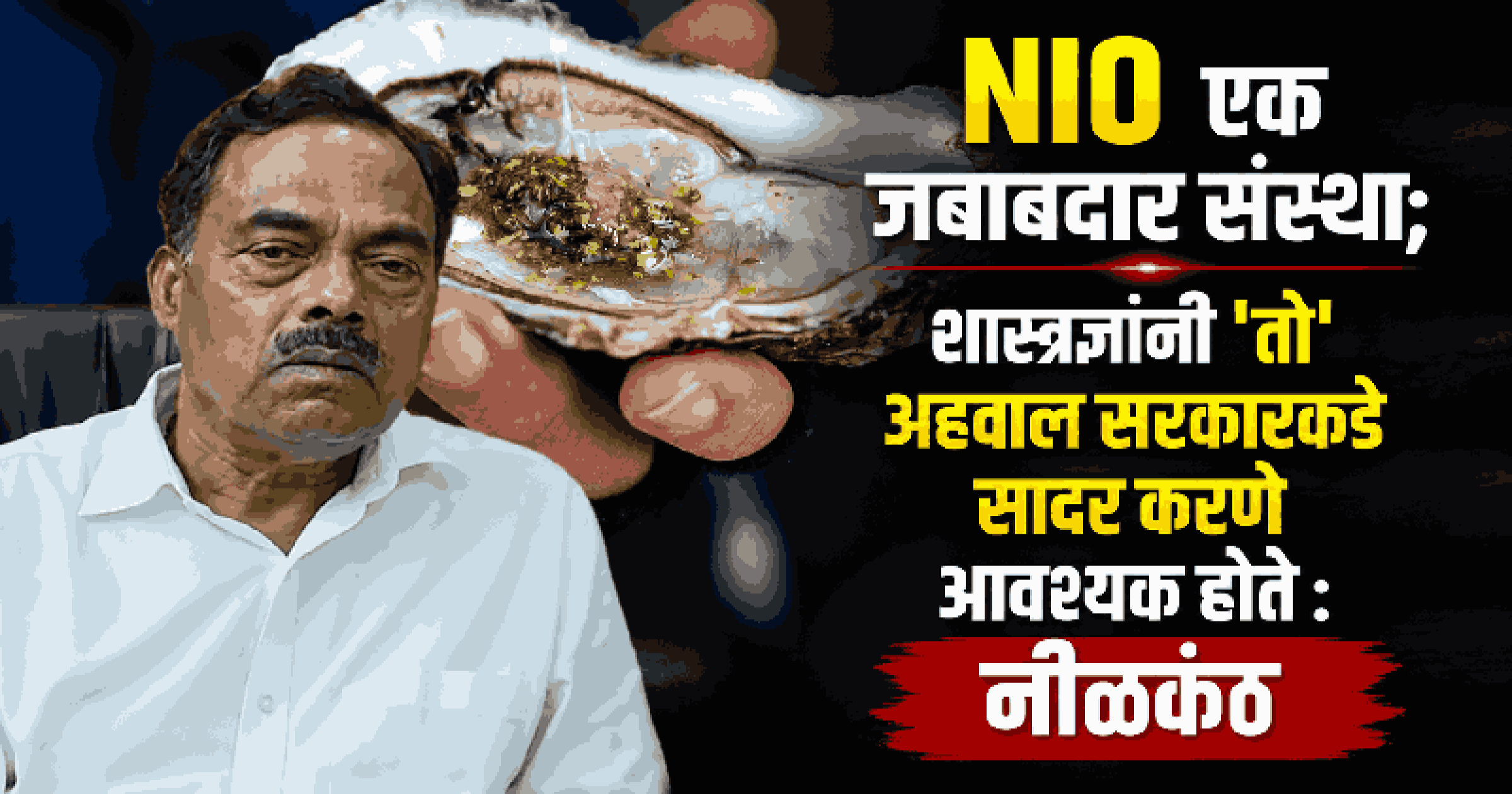 एनआयओच्या अभ्यासाची शहानिशा करून आवश्यक ती कारवाई केली जाईल : मंत्री हळर्णकर