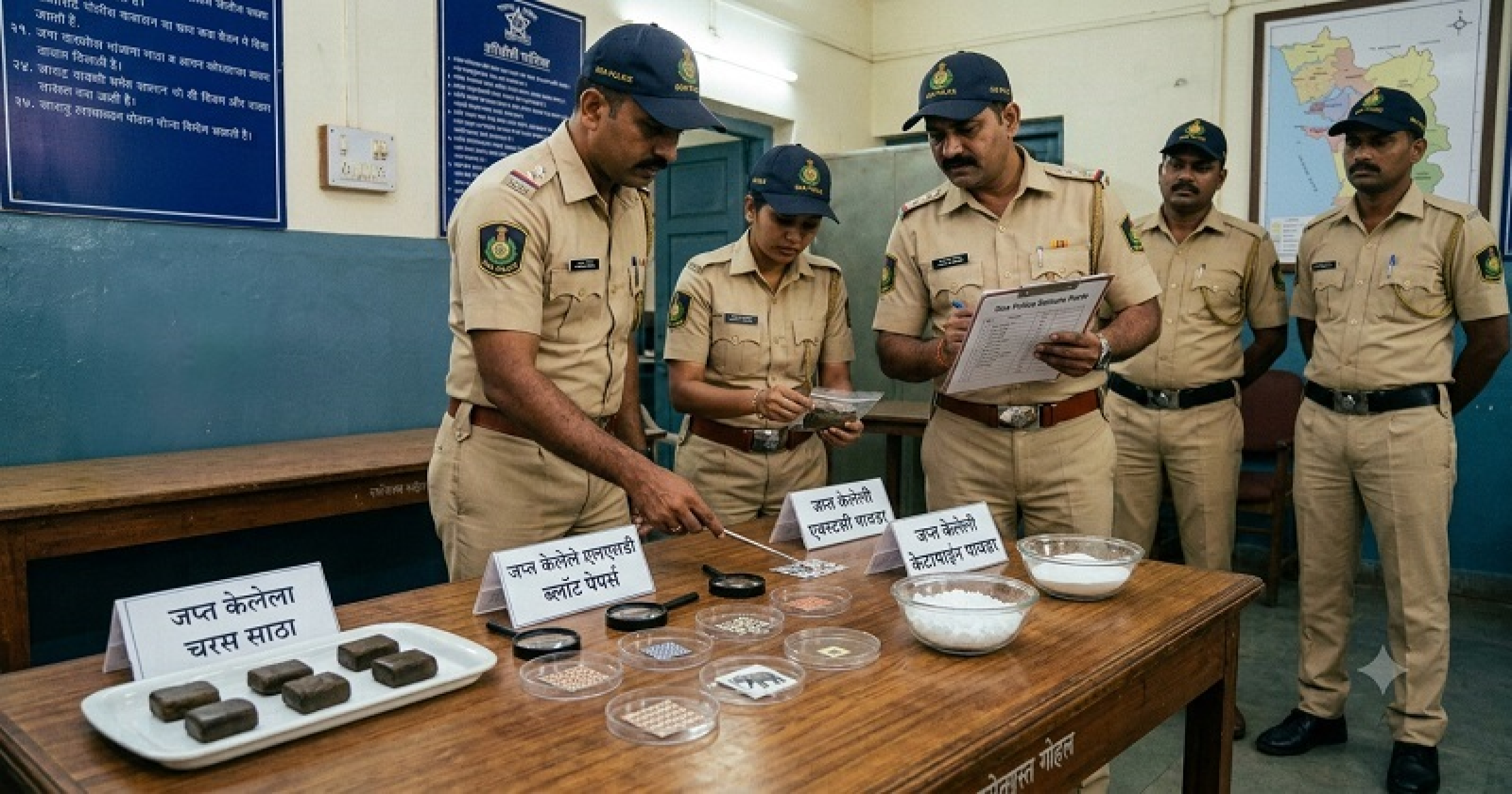कोरगावात ७.६५ लाखांचा ड्रग्ज साठा जप्त