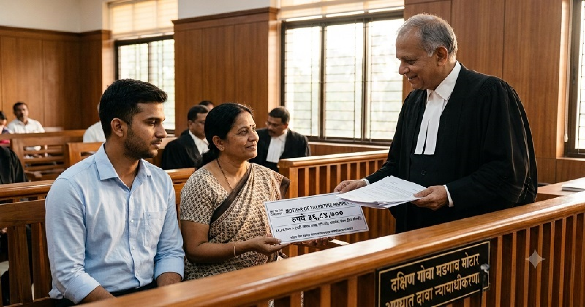 अपघातात मुलगा गमावला, आईला ३६.८४ लाखांची भरपाई