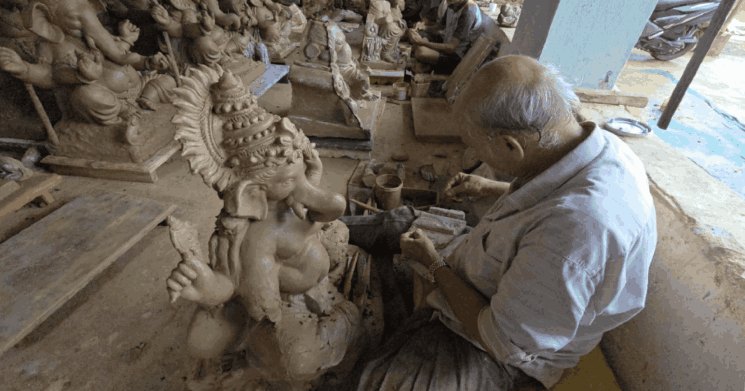 मांद्रे : ५५ वर्षांची मूर्तिकलेची परंपरा जपणारे रमेश शेटमांद्रेकर
