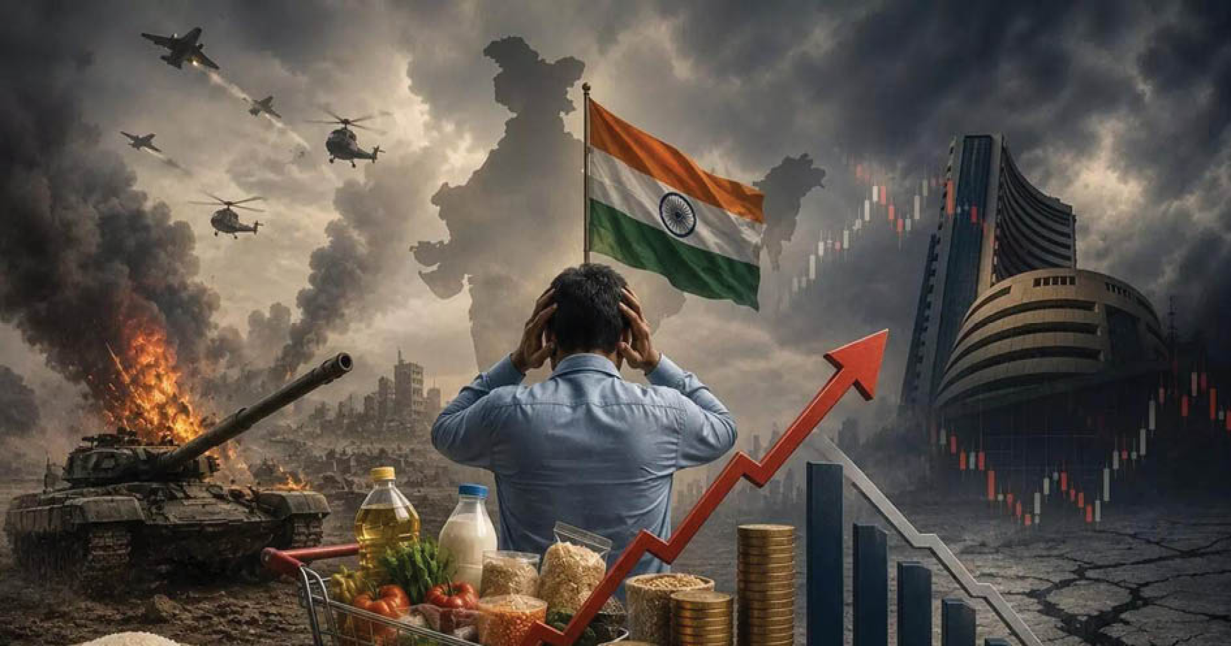 पुन्हा युद्ध, पुन्हा महागाईत वाढ