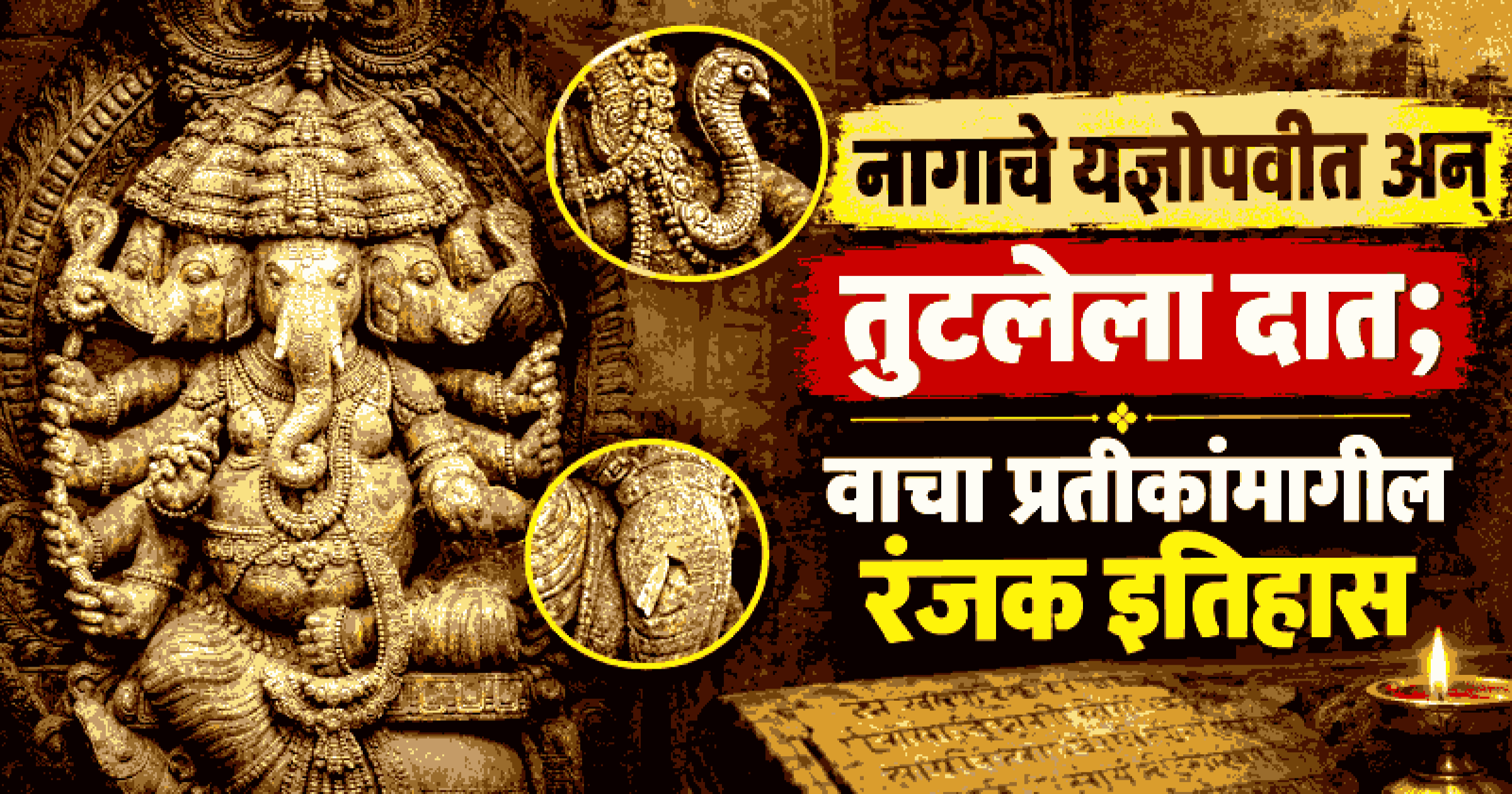 दोन हातांच्या गणापासून बहुभुज देवतेपर्यंत; १५०० वर्षांत असे बदलत गेले आपल्या लाडक्या गणरायाचे रूप
