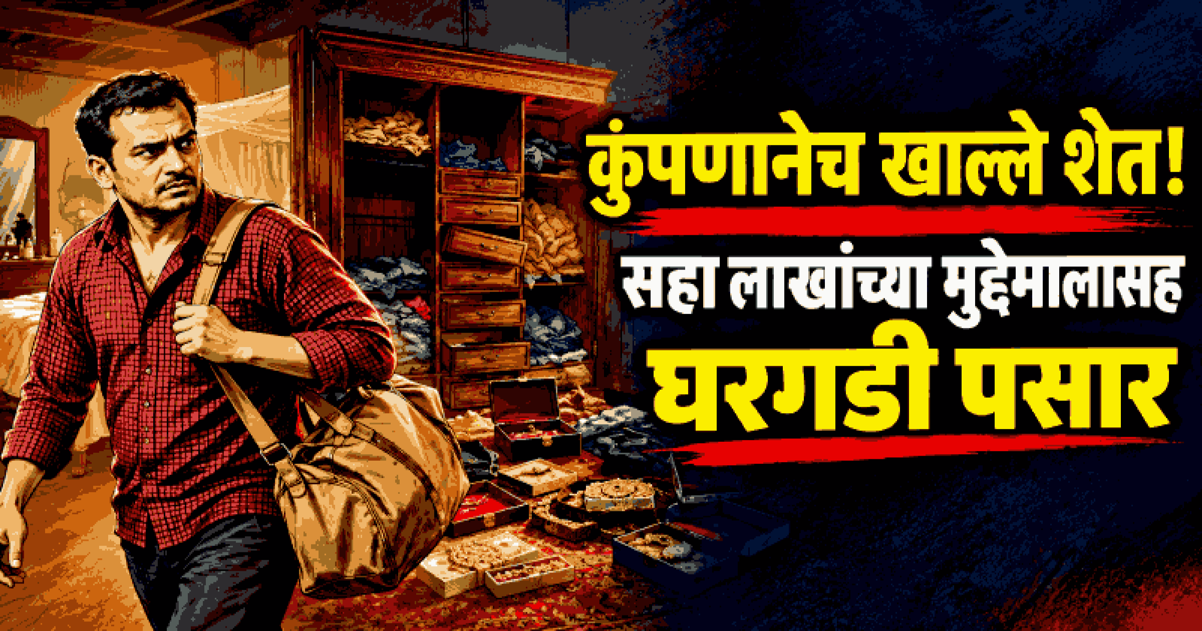 मडगाव : घराची देखभाल करणाऱ्या घरगड्यानेच ६ लाखांचे दागिने, रोकड केली लंपास