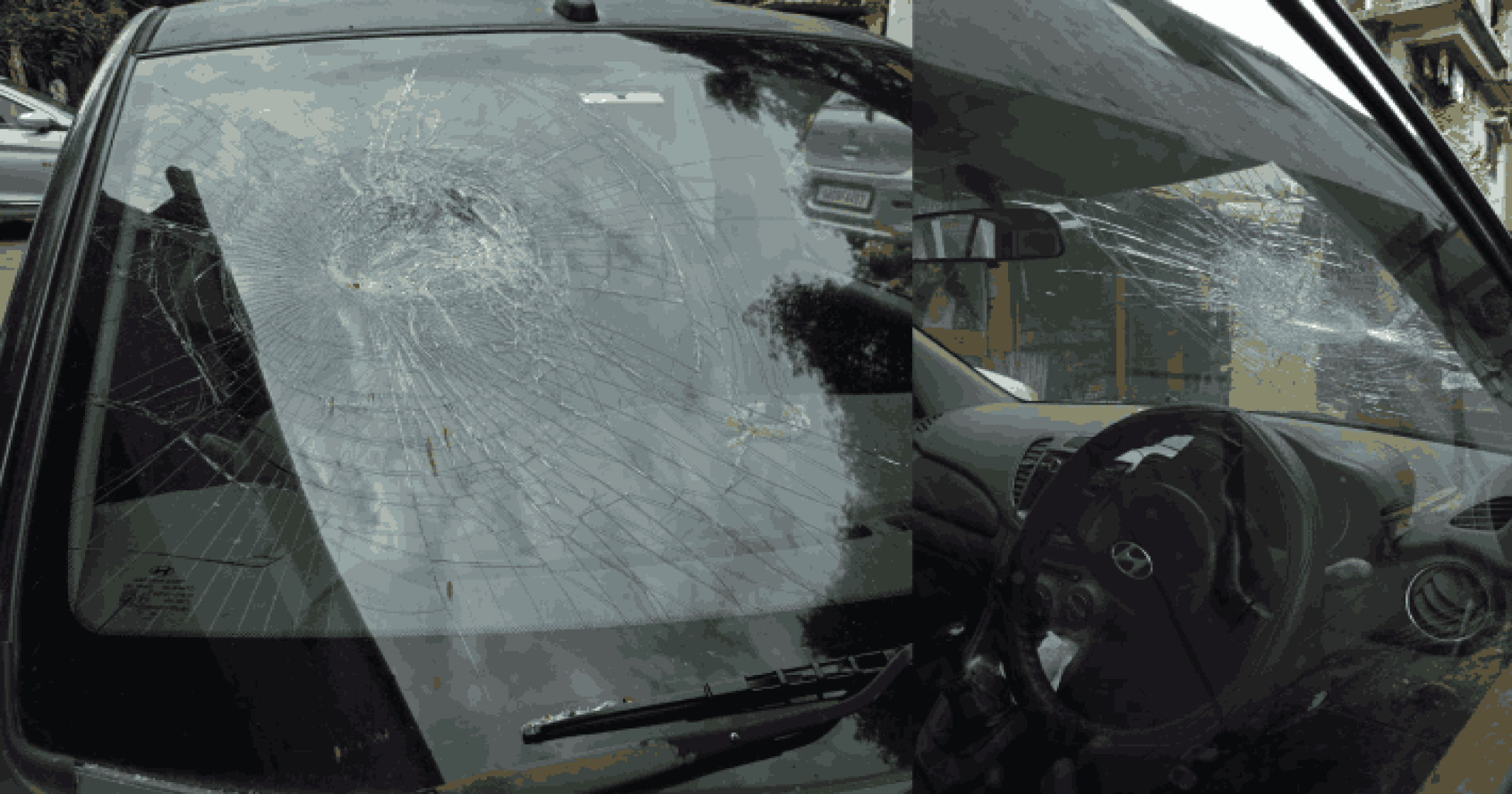हेडलँड-सडा येथे पार्किंगच्या वादातून महिलेच्या कारची काच फोडली