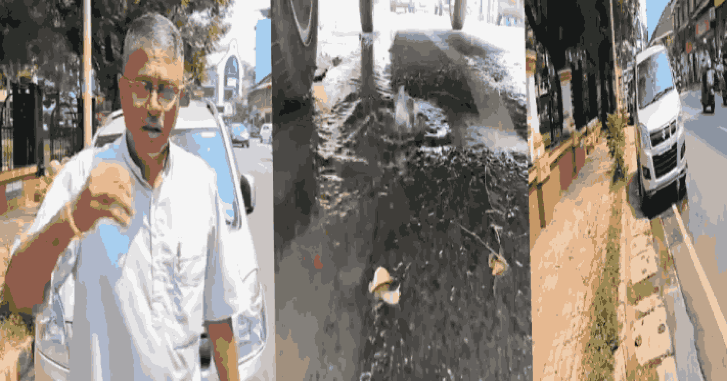 पणजी आझाद मैदान परिसरात जलवाहिनी फुटून पाणी वाया
