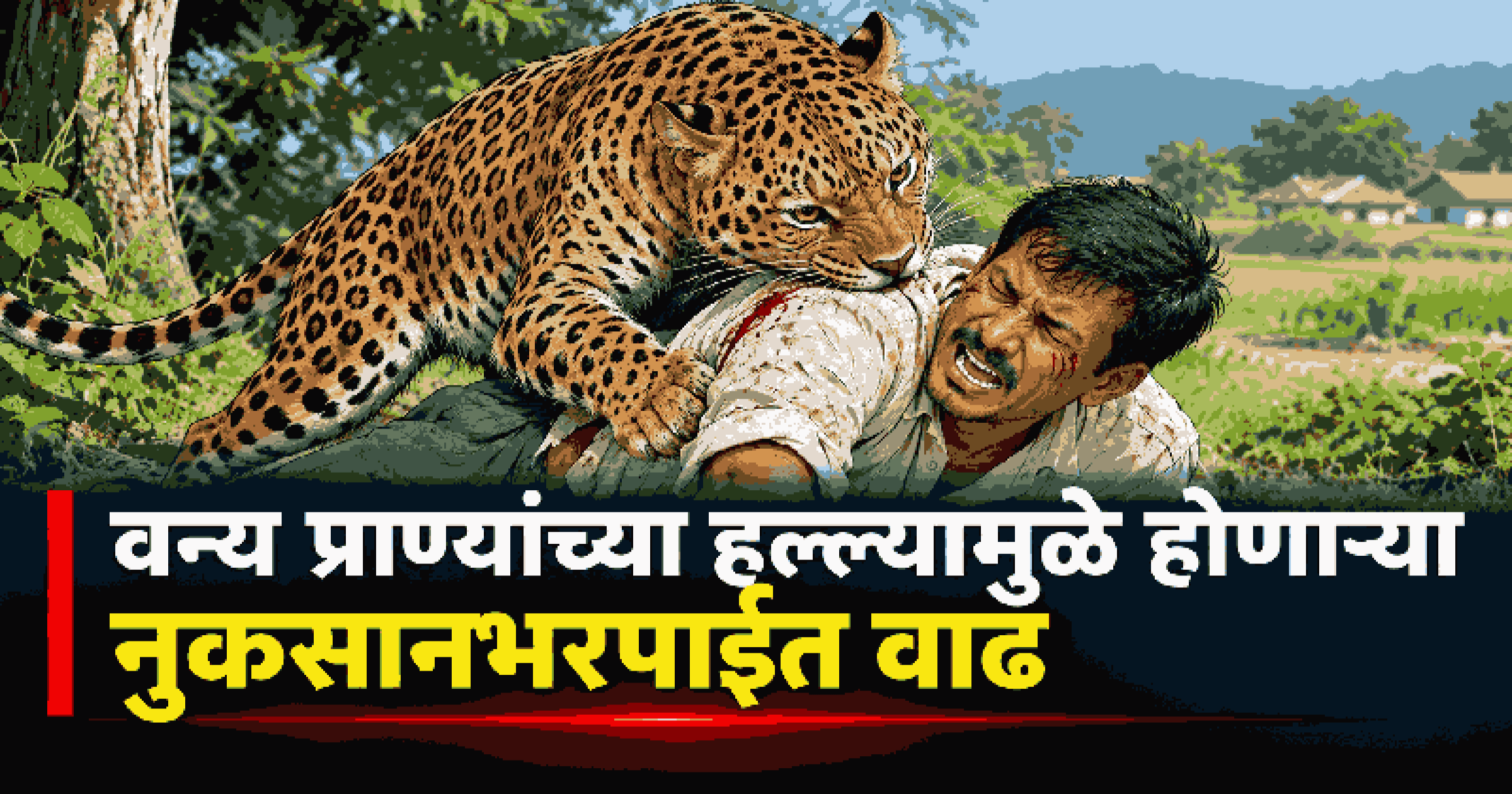 वन्य प्राण्यांच्या हल्ल्यामुळे होणाऱ्या नुकसानभरपाईत वाढ