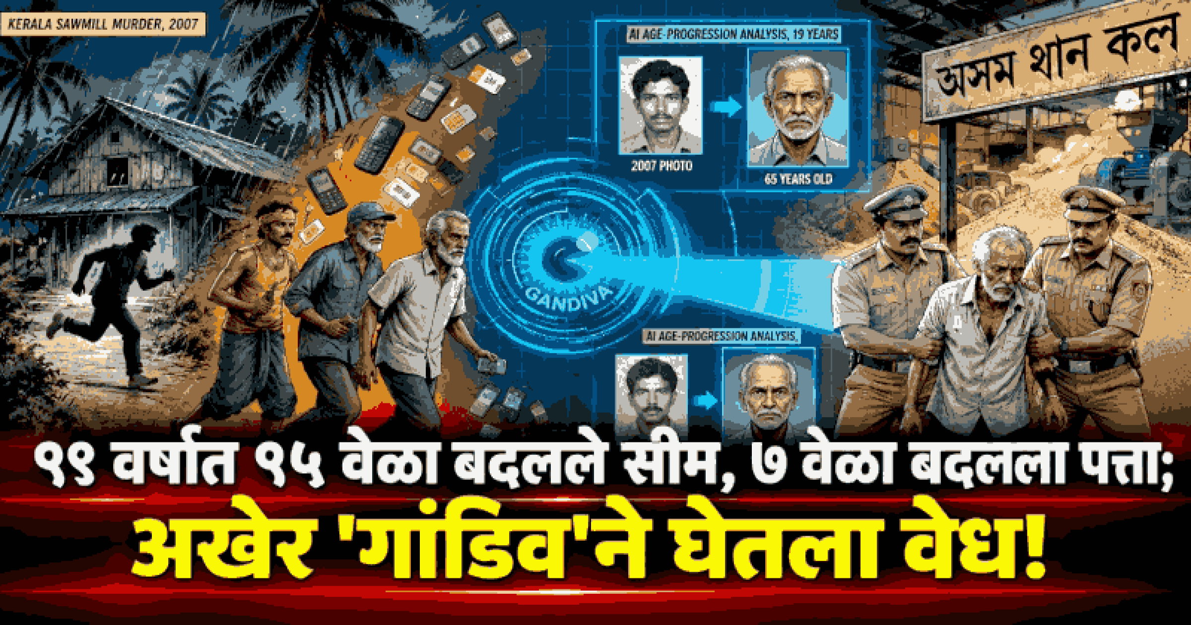 केरळमधील १९ वर्षे जुन्या हत्याकांडाचा एआय तंत्रज्ञानाद्वारे अखेर उलगडा