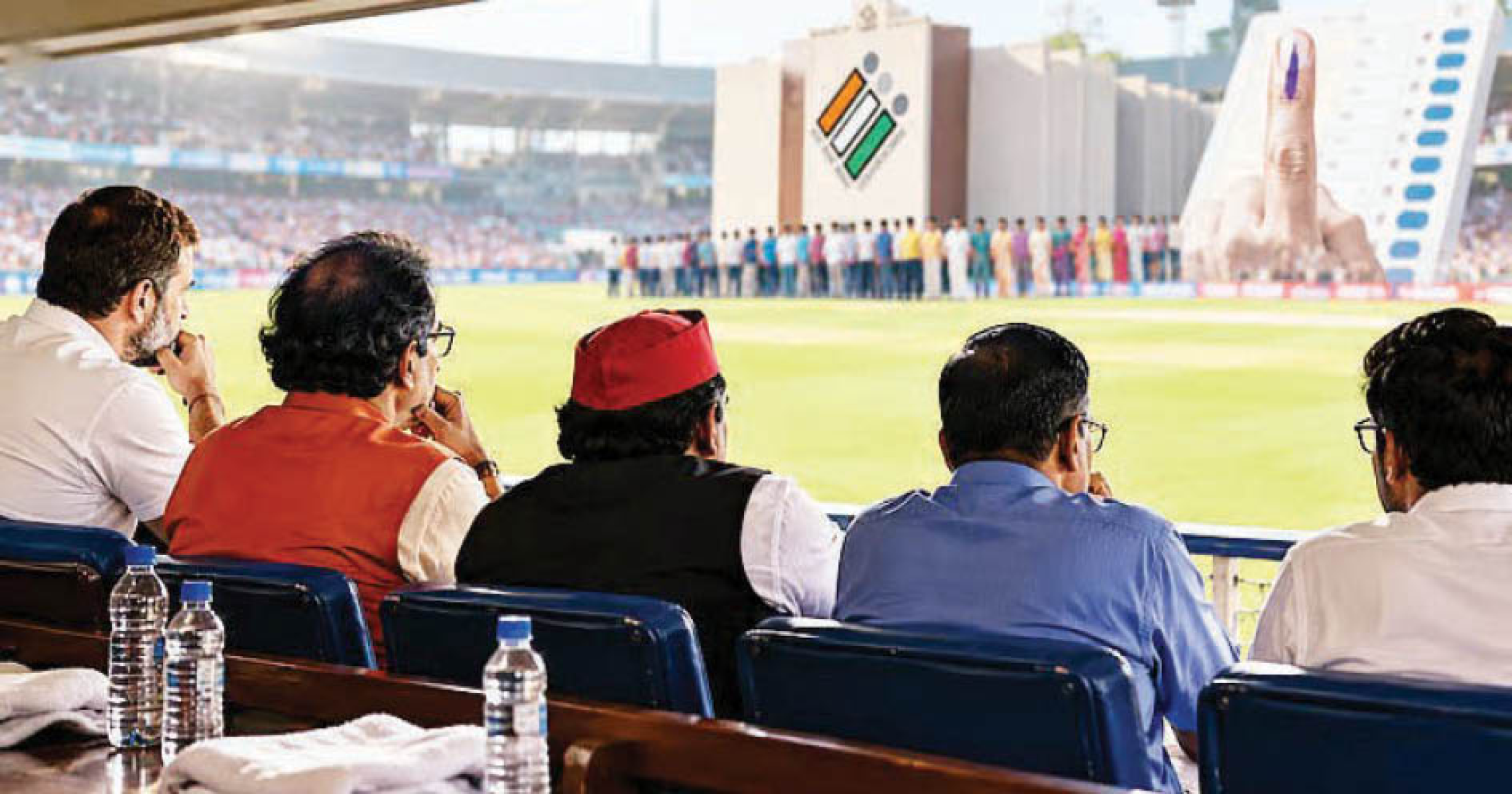 पॅव्हेलियनमध्ये बसलेली पळपुट्यांची फौज