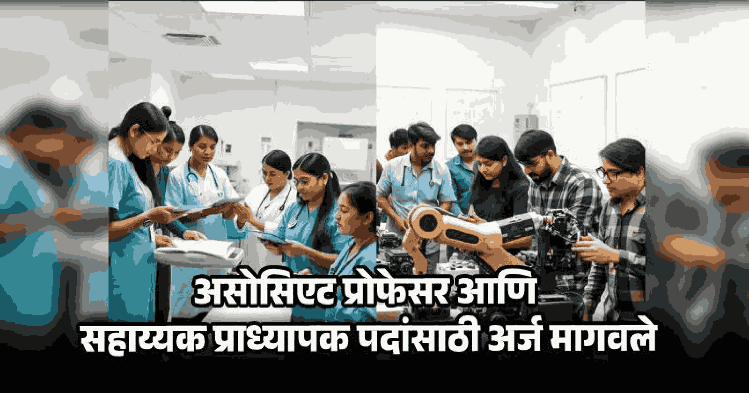 वैद्यकीय आणि अभियांत्रिकी क्षेत्रातील रिक्त पदांसाठी नोकरभरती जाहीर