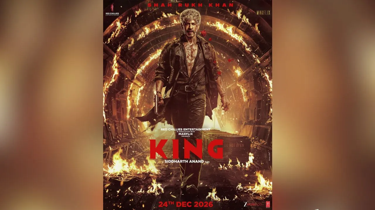 Shah Rukh Khan's rugged look in the new King movie poster