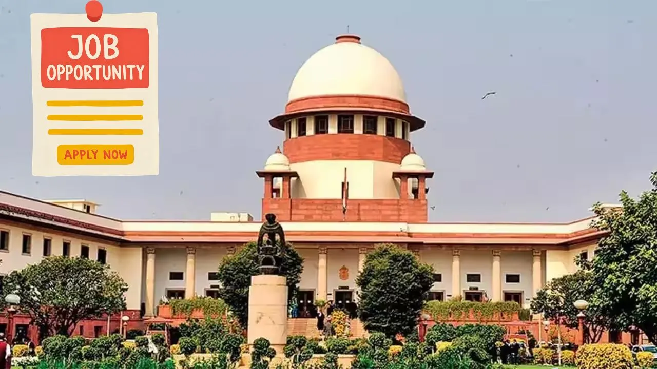 Supreme Court Recruitment 2026 for 20 Court Master Shorthand Posts