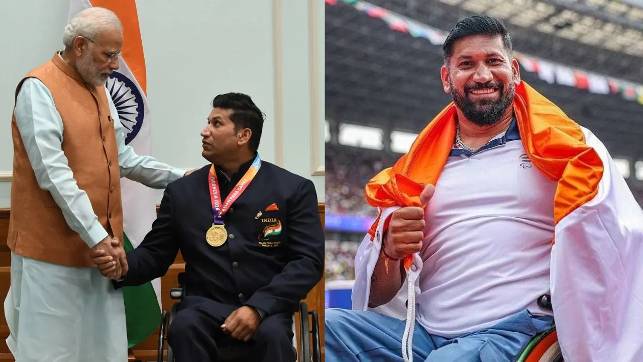 Indian para-athlete Neeraj Yadav, three-time Asian Para Games gold medalist