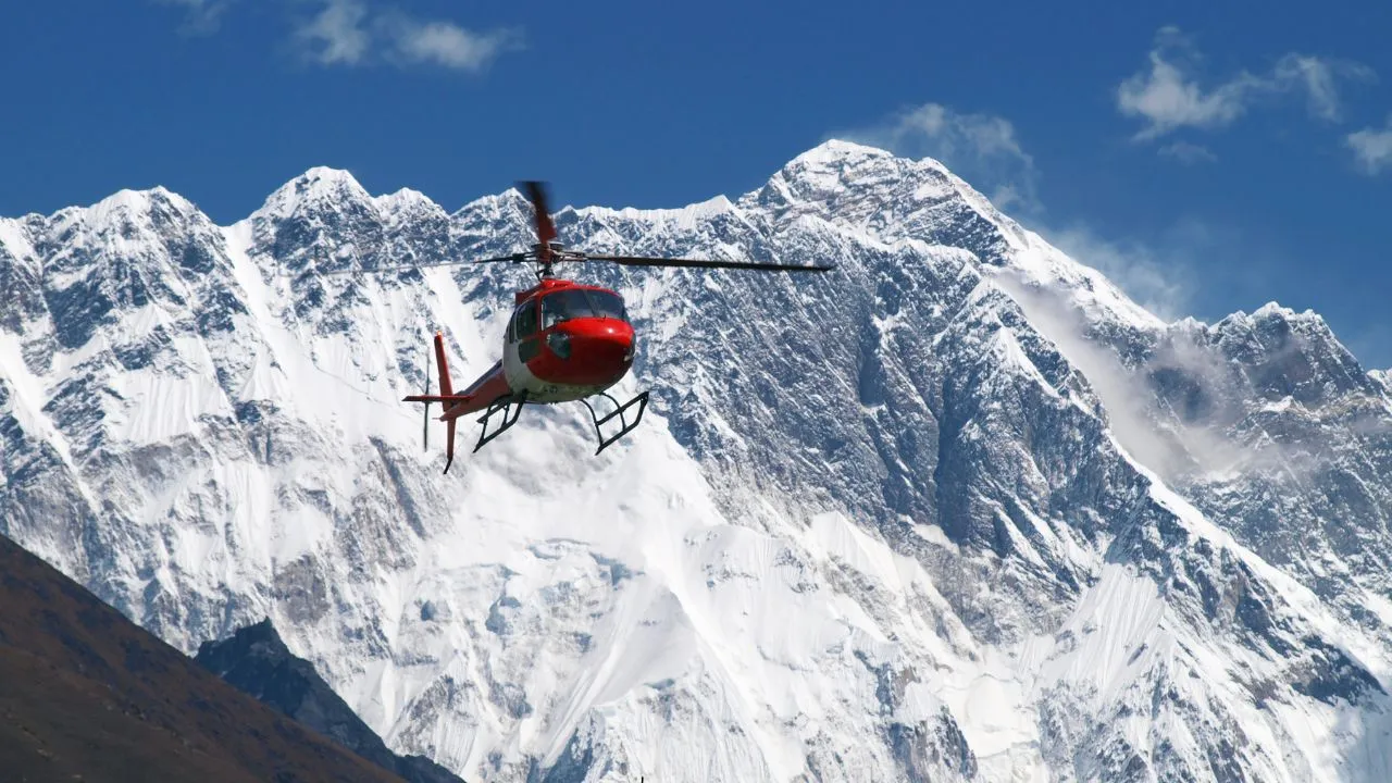 Trans Bharat Aviation helicopter reported missing while flying from Badrinath to Dehradun with six people on board.