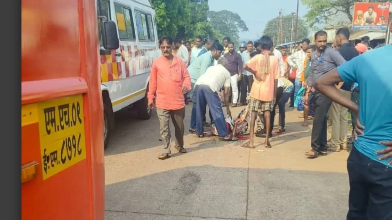 Woman Seriously Injured in Guhagar Ratnagiri ST Bus Accident at Ghonasare