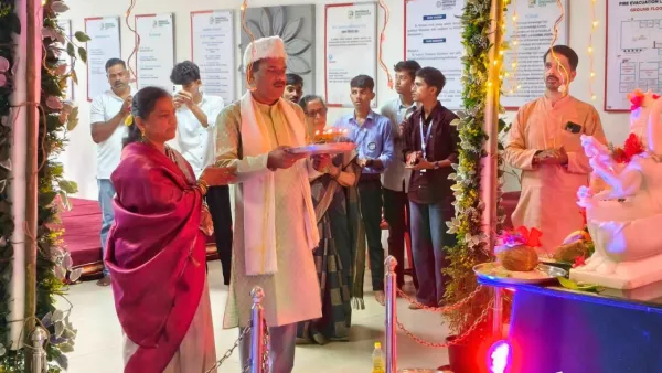 भोसले नॉलेज सिटीमध्ये सरस्वती पूजन उत्साहात