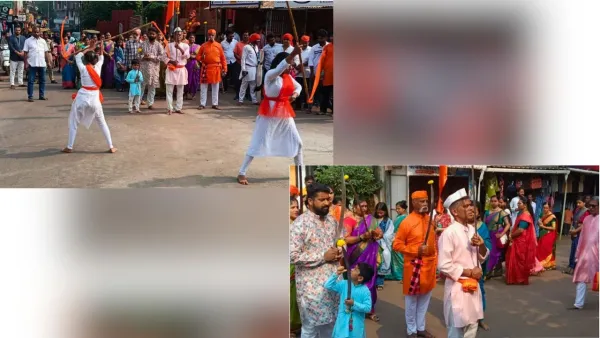 कुडाळमध्ये दुर्गामाता दौडचा उत्साह  