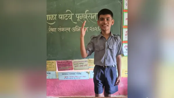 सेवा संकल्प अभियानांतर्गत वक्तृत्व स्पर्धेत पाटये पुनर्वसन शाळेचे यश