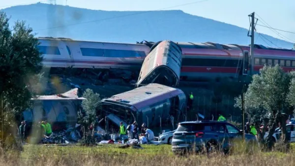 Emergency response following a reported high-speed train collision in Spain