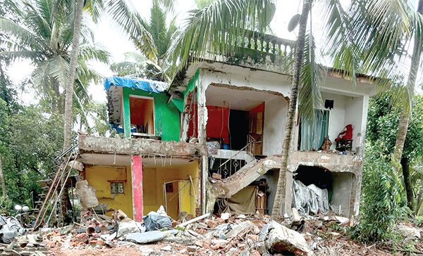 DEMOLITION AT ASSAGAO
