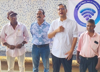 Cuncolim MLA launches free   Wi-Fi hotspots for public