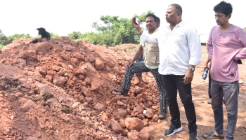 Residents complain of land filling   along wholesale fish market road