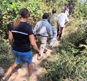 Absence of six-metre access road at   site, low-lying nature of land cited