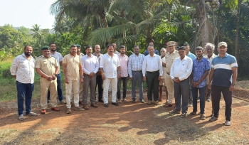 MLA and officials inspect areas damaged by ‘Omkar’ elephant