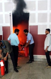 Storeroom catches fire at   Dabolim airport terminal 2