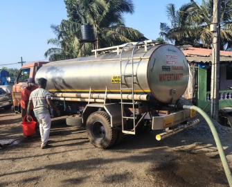 Mapusa locality without water   for 8 days amid summer heat