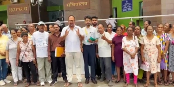 Maina villagers protest against   licence given to housing project