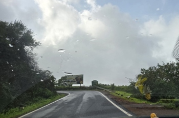 Scenic viewpoint   near Anjunem Dam   turns hazardous
