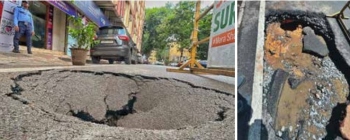 Road cave-ins disrupt traffic in St Inez, raise safety concerns