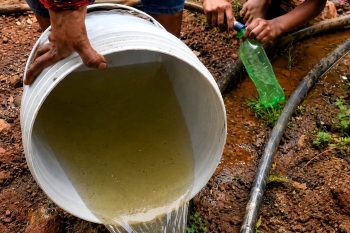 MLA, residents differ on drinking   water woes in Sanguem village